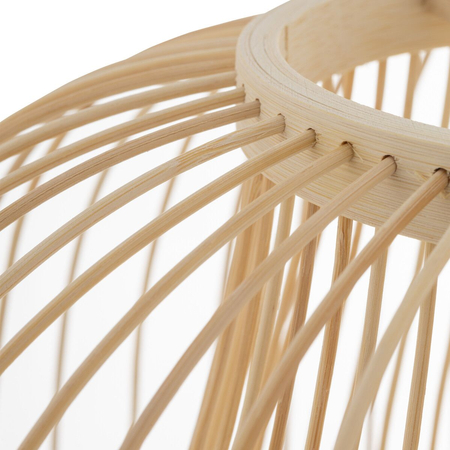 Lampa wisząca Nowodvorski KRABI 11158 Naturalne drewno Biały