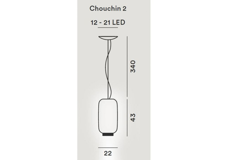 Lampa wisząca Foscarini 210072E-04 Chouchin 2 reverse