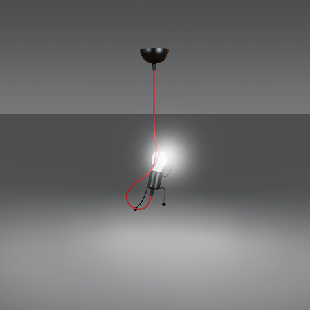 Lampa wisząca BOBI 1 BLACK Emibig 537/1 czarny