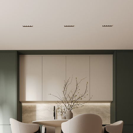 Light Prestige Oprawa podtynkowa Solar 10 biała LED 3000K LP-0406/10RS WH