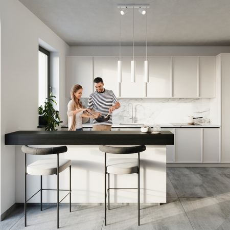 Sollux Lighting Lampa wisząca RING 3 biały SL.1098