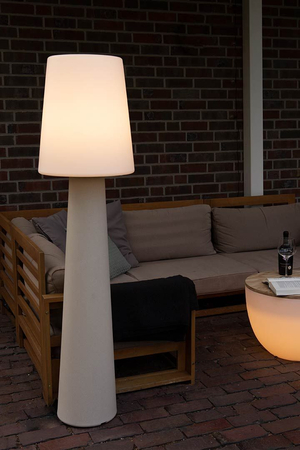 Lampa stojąca No.1 zewnętrzna ogrodowa 2700K RGB 160cm, piaskowy 32565L