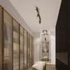 Sollux Lighting Kinkiet KARBON zielony oliwkowy z włącznikiem SL.1617