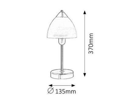 Lampa stołowa Rabalux Tristan 7202 chrom satyna