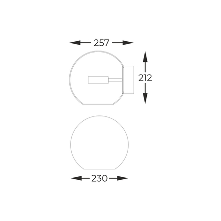 Kinkiet Zuma Line W0428-01D-L4AC ENCELADUS KINKIET ZŁOTY/GOLD