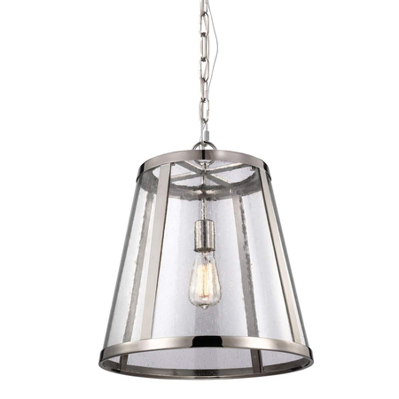 Lampa wisząca Elstead Lighting Harrow szary FE-HARROW-P-M