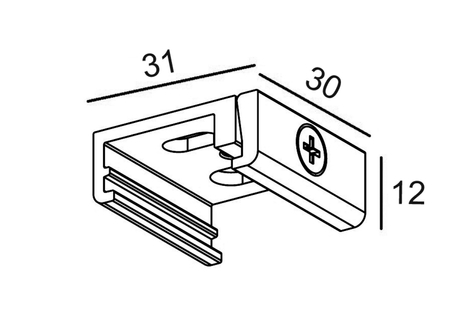 Maxlight MAX MHT1-PF1-BK czarny