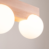 Sollux Lighting Plafon BULBO 2 naturalne drewno SL.1683