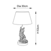 Lampa stołowa Endon Lighting Fox 106796 czarny