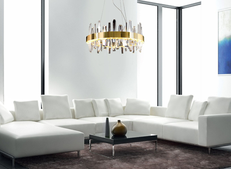 Lampa wisząca Maxlight P0421 złoty