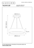Lampa wisząca Lucide TALOWE biały 46400/42/31