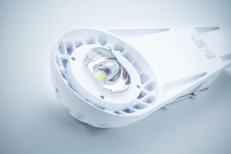 Oprawa uliczna LED Bridgelux 20W MeanWell driver IP65 aluminiowa biała obudowa WW