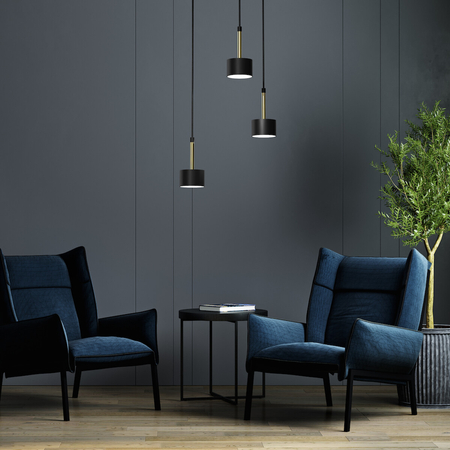 Milagro Lampa wisząca ARENA BLACK/GOLD 3xGX53 MLP7762 CZARNY / ZŁOTY