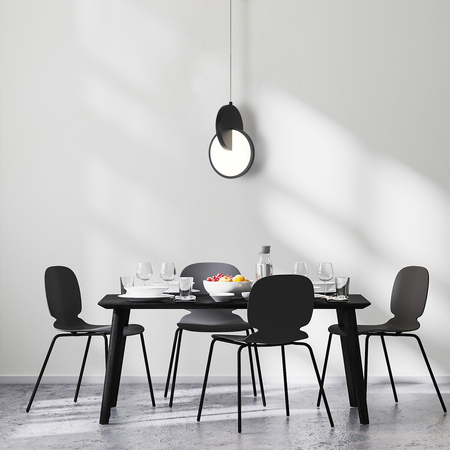 Light Prestige Lampa wisząca Circlo czarna LED CCT LP-1311/1P BK