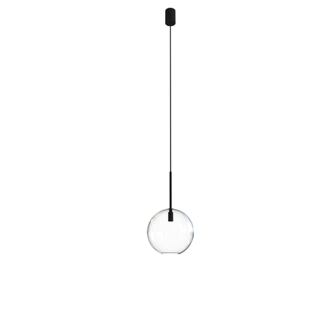 Lampa wisząca SPHERE M Nowodvorski 7848 transparentny/czarny