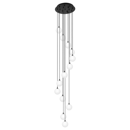 Lampa wisząca Kaja ASPEN KP-29 czarny, biały