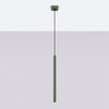 Sollux Lighting Lampa wisząca PASTELO 1 zielona oliwka SL.1518