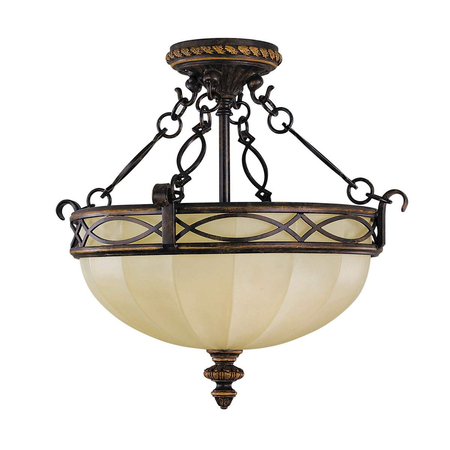 Lampa sufitowa Elstead Lighting Drawing Room brązowy FE-DRAWING-ROOM-SFC
