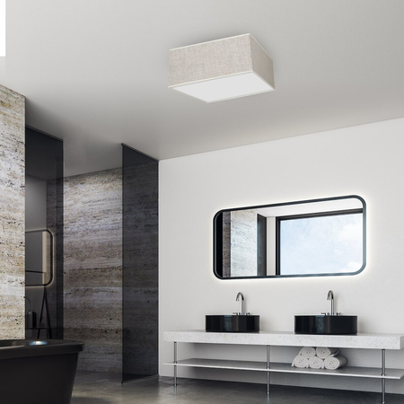 Milagro Lampa sufitowa LINO BIEL / LEN 3xE27 MLP7496 BIEL / LEN