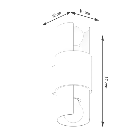 Sollux Lighting Kinkiet FLASH 2 biały SL.1674