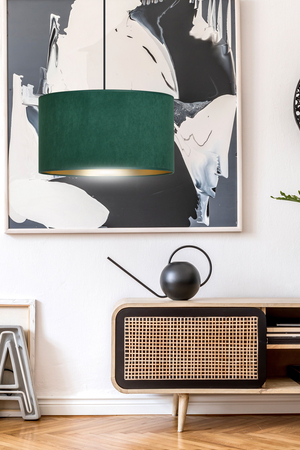 Lampa wisząca HILDE 1 BL GREEN Emibig 1051/1 zielony