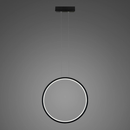 Lampa wisząca Ledowe Okręgi No.1 X 40cm 3k czarny