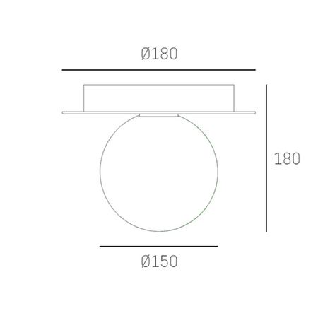 Cosmo Light Kinkiet CAPE TOWN W01063BR