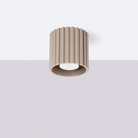 Sollux Lighting Plafon AURA 1 taupe GU10 SL.1814