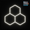 Lampa LED Hexagon Blaupunkt 144W geometryczny panel sufitowy led 4000K CRI90 w kształcie plastra miodu