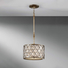 Lampa wisząca Elstead Lighting Lucia srebrny FE-LUCIA-P-C