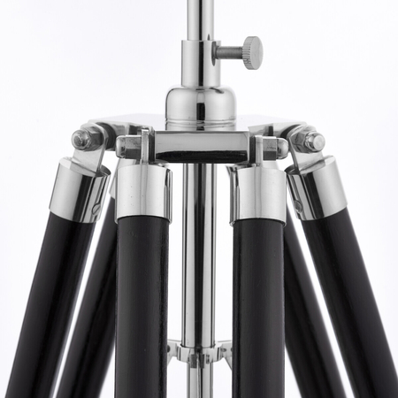 Endon Lighting Lampa podłogowa EH-TRIPOD-FLBL drewniany