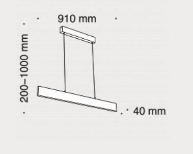 Lampa wisząca Maytoni P010PL-L23B Step - Czarny