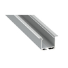 Eko-Light PROFIL ALUMINIOWY SREBRNY TYP T 1m + KLOSZ MLECZNY EKPR5382