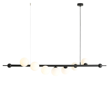 Lampa wisząca WAVE 7 BLACK Aldex 1115T1 czarny