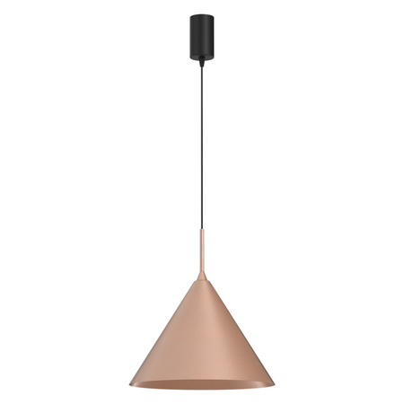 Milagro Lampa wisząca CAPITAL ROSE GOLD Ø32cm 1xGX53 MLP0960 MIEDZIANY + CZARNY