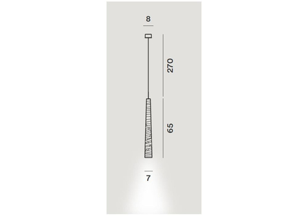 Lampa wisząca Foscarini 182047R1-10 Tress Stilo