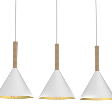 Milagro Lampa wisząca Peru Biały 3xE27 MLP0980 BIAŁY