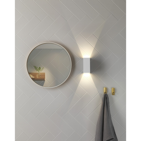 Kinkiet zewnętrzny Astro Oslo 160 LED 1298006 Biały z Teksturą