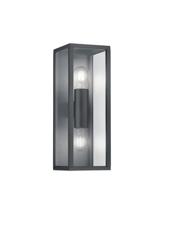 Kinkiet zewnętrzny Trio 201860242 grafitowy