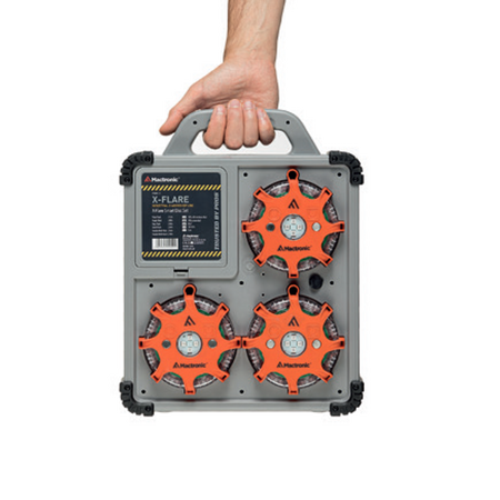 Zestaw dysków sygnalizacyjnych X-FLARE Mactronic z funkcją automatycznej synchronizacji