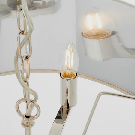 Endon Lighting Lampa wisząca 73021 biały/chrom