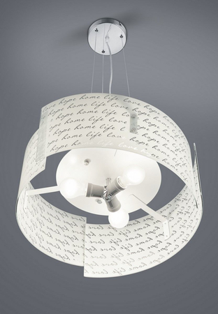 Lampa wisząca Trio 302500301 biały