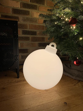 Bombka LED Lampa zewnętrzna ogrodowa 2700K Biała ciepła H37 32374W biały