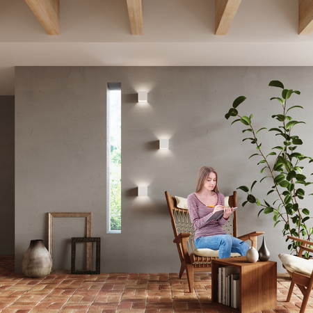 Sollux Lighting Kinkiet LUCA biały LED IP54 SL.0544