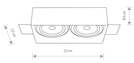 Lampa sufitowa Nowodvorski Lighting 9407 Mod Plus White II