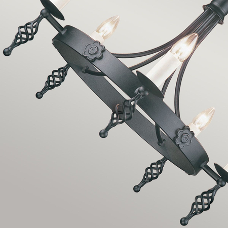 Żyrandol Elstead Lighting Belfry czarny BY5-BLACK