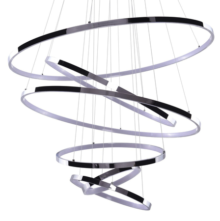 Lampa wisząca WHEEL 6 LONG DIMM CHROME Azzardo AZ2990 chrome