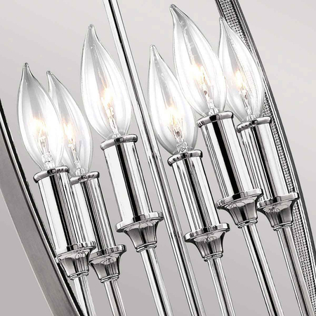 Lampa wisząca Elstead Lighting Corinne szary FE-CORINNE-6P-L