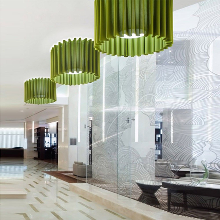 Plafon Axo Light Skirt 70 Limonkowy