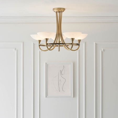 Lampa sufitowa Endon Lighting Cagney CAGNEY-5AB mosiądz